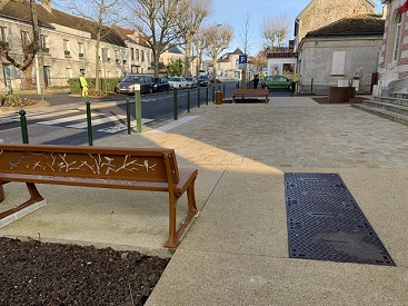 Réfection d'une entrée en pavés à Boissy Saint Léger(94)